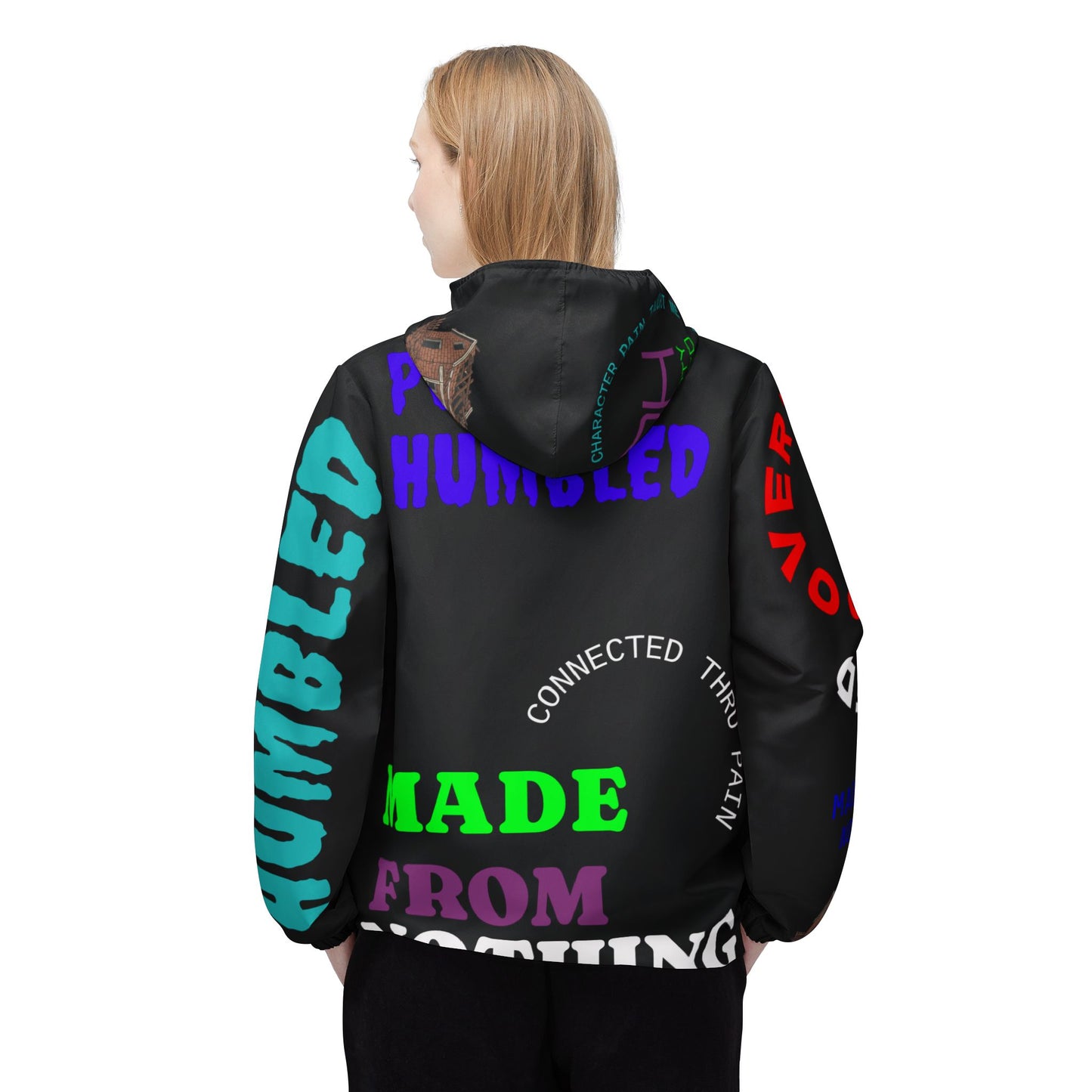 Poverty Humbled 'Made From Nothing' Windbreaker Jacket