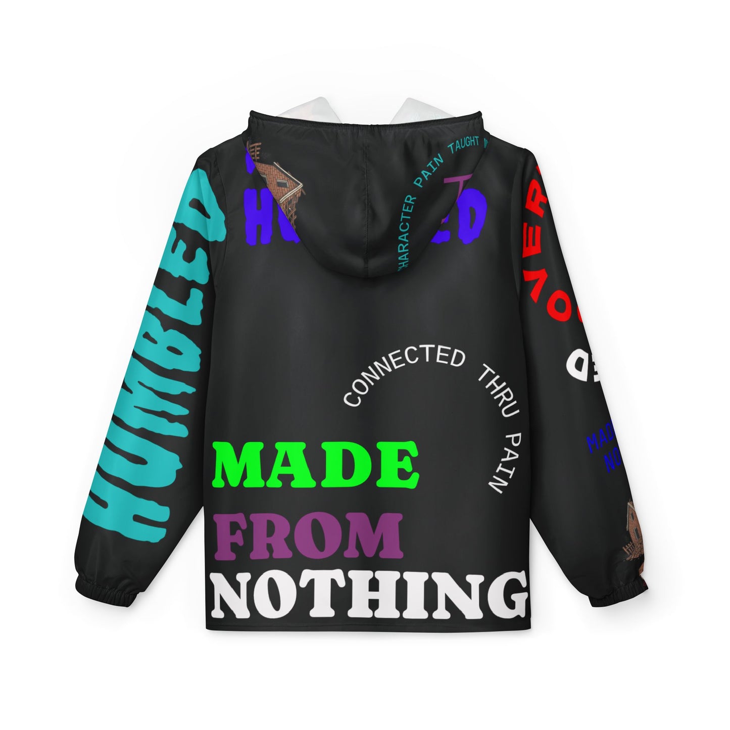 Poverty Humbled 'Made From Nothing' Windbreaker Jacket