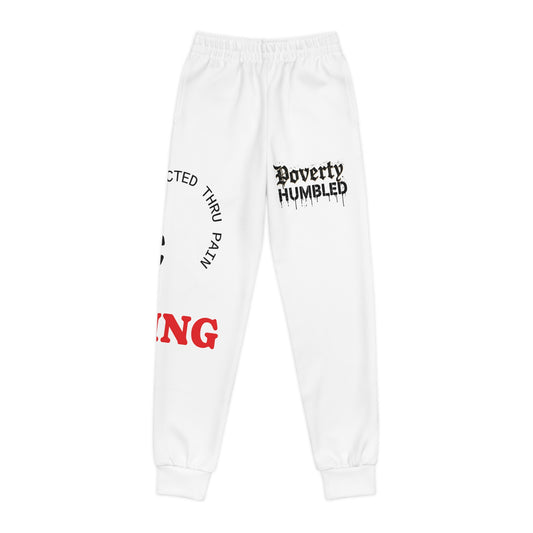 Youth Joggers — 'Made From Nothing' Graphic Sweatpants (Poverty Humbled)