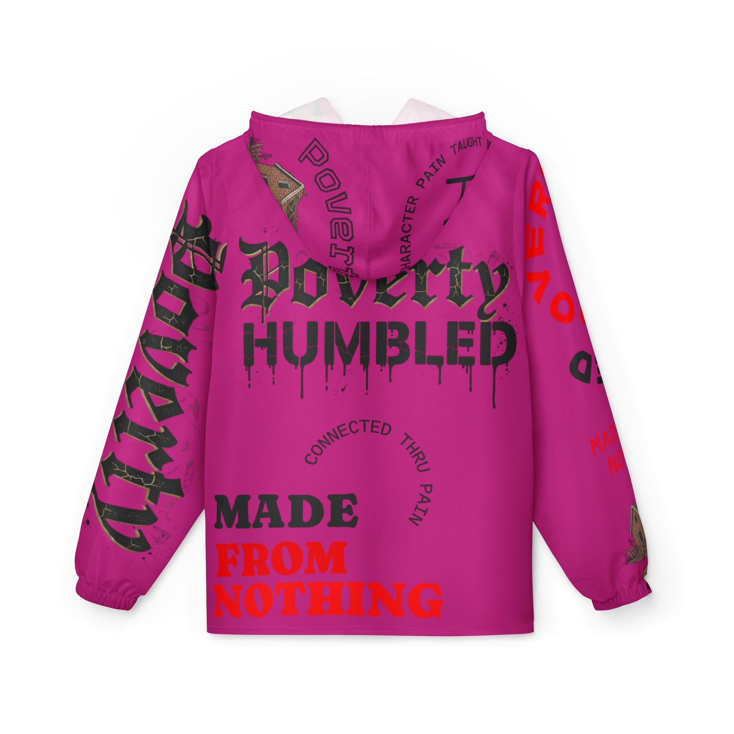 Poverty Humbled 'Made From Nothing' Windbreaker Jacket