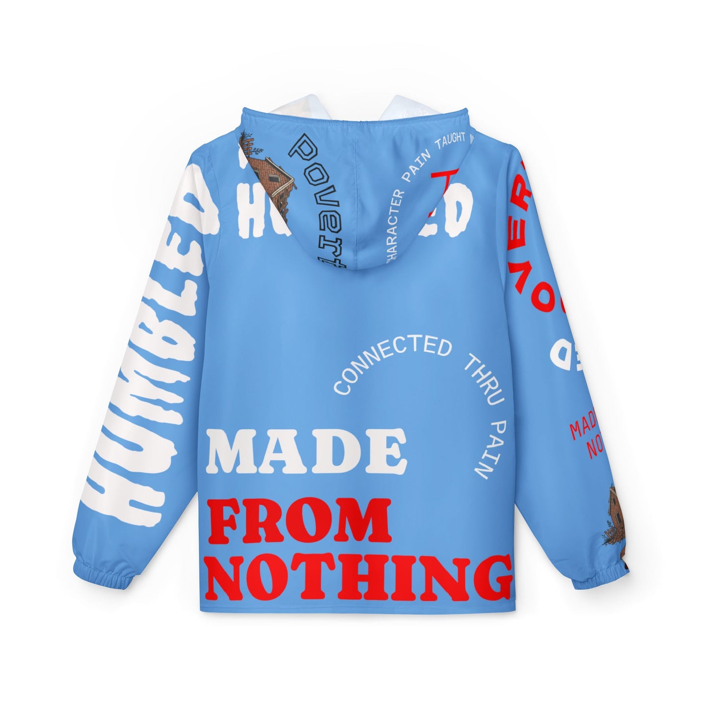 Poverty Humbled 'Made From Nothing' Windbreaker Jacket