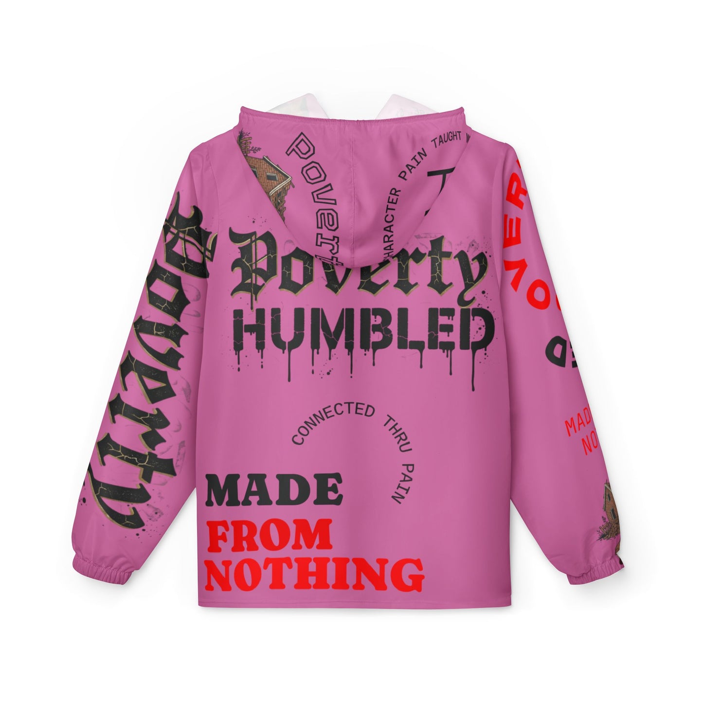 Poverty Humbled 'Made From Nothing' Windbreaker Jacket