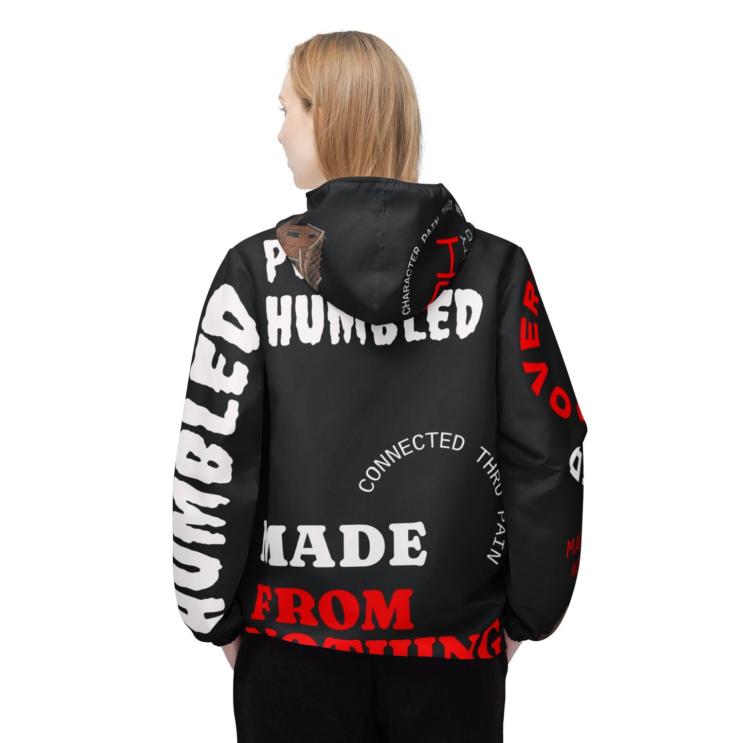 Poverty Humbled 'Made From Nothing' Windbreaker Jacket