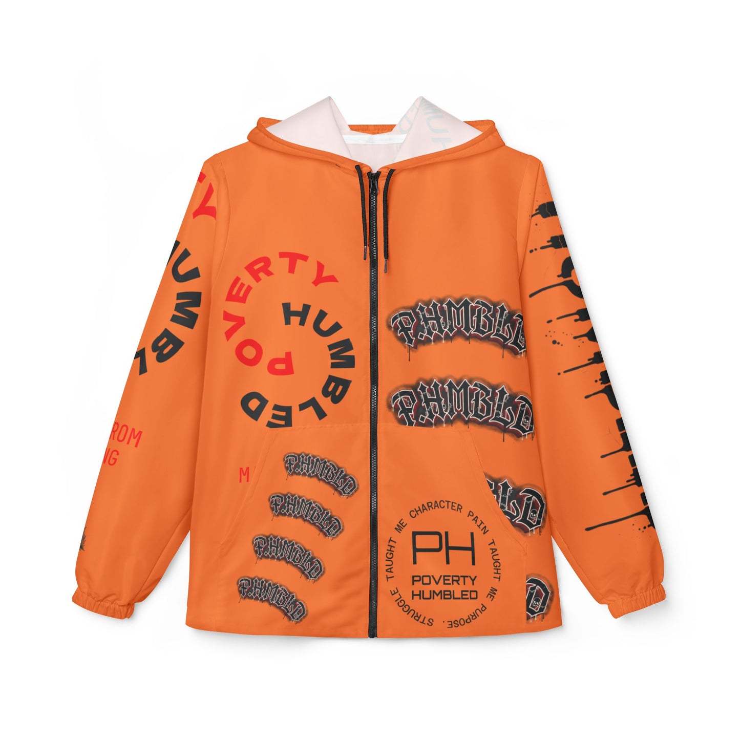 Poverty Humbled 'Made From Nothing' Windbreaker Jacket