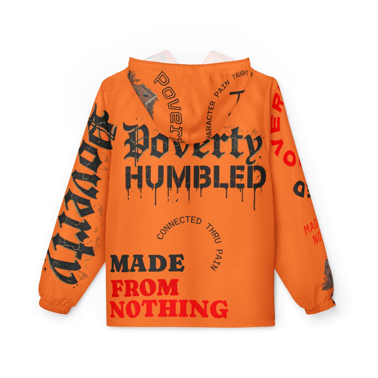 Poverty Humbled 'Made From Nothing' Windbreaker Jacket