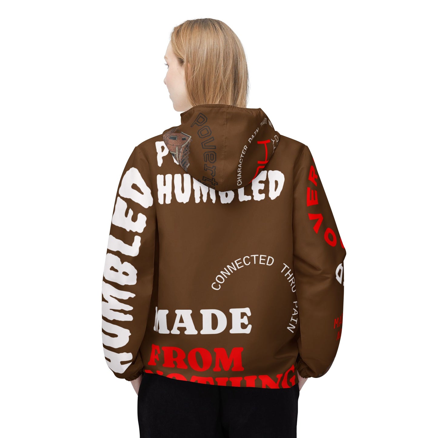 Poverty Humbled 'Made From Nothing' Windbreaker Jacket