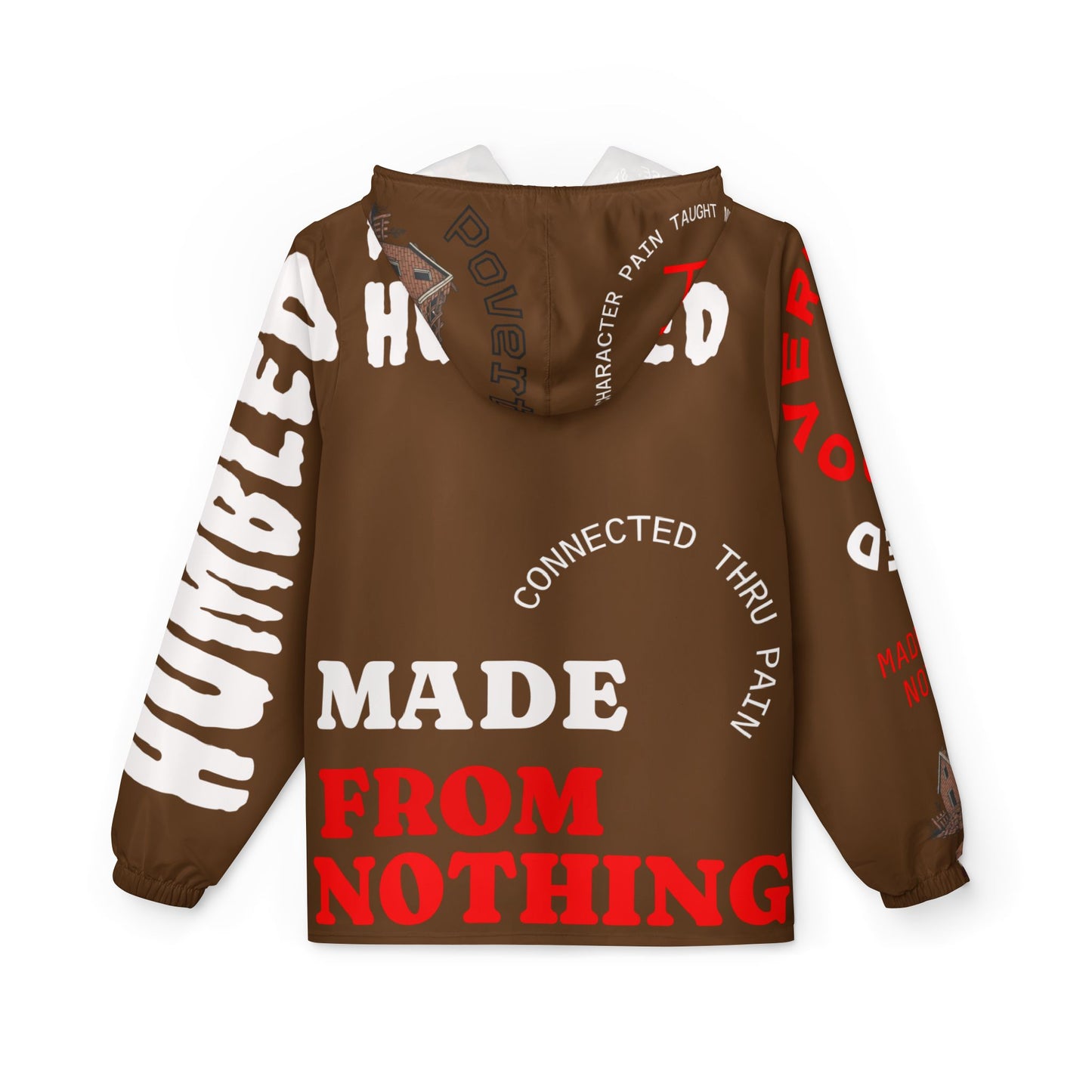 Poverty Humbled 'Made From Nothing' Windbreaker Jacket