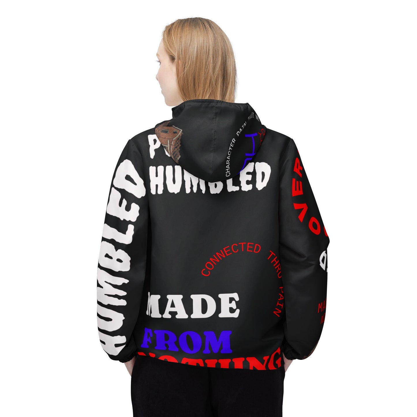 Poverty Humbled 'Made From Nothing' Windbreaker Jacket