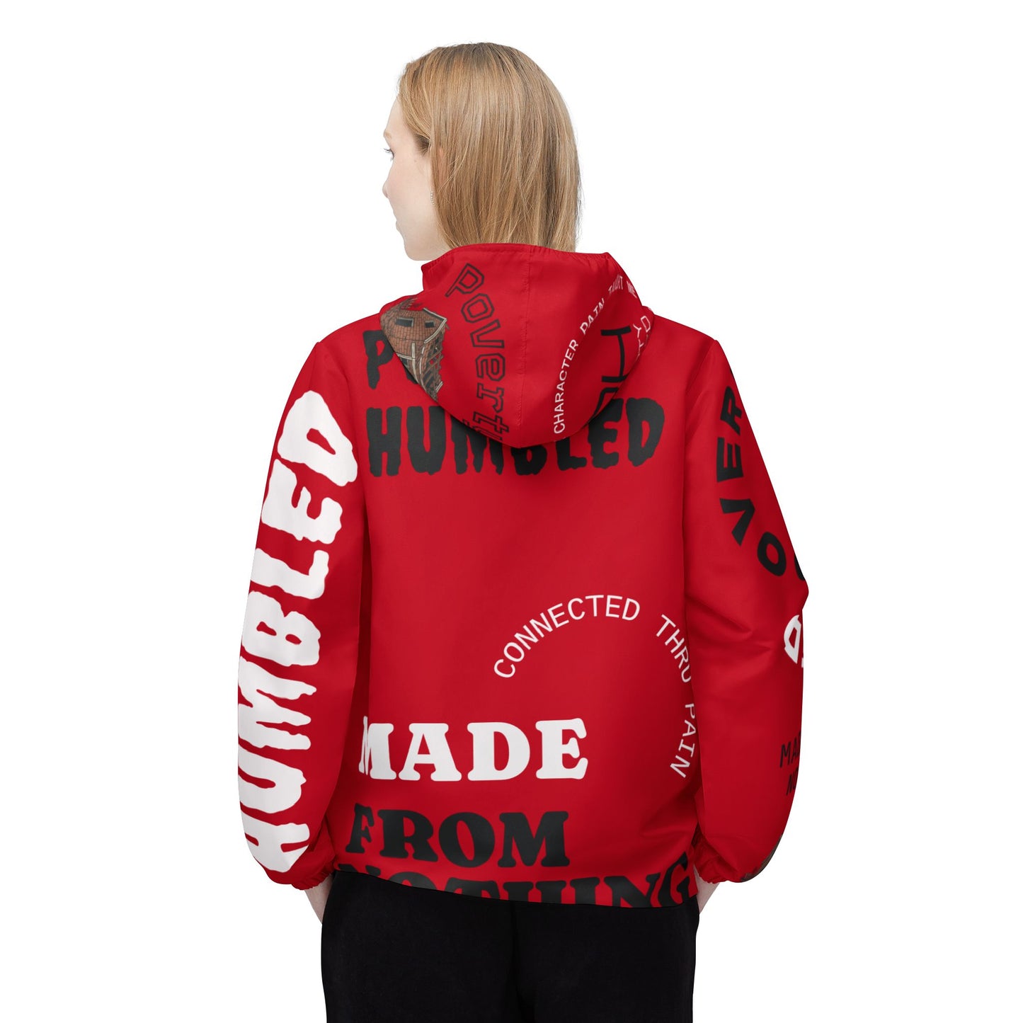Poverty Humbled 'Made From Nothing' Windbreaker Jacket