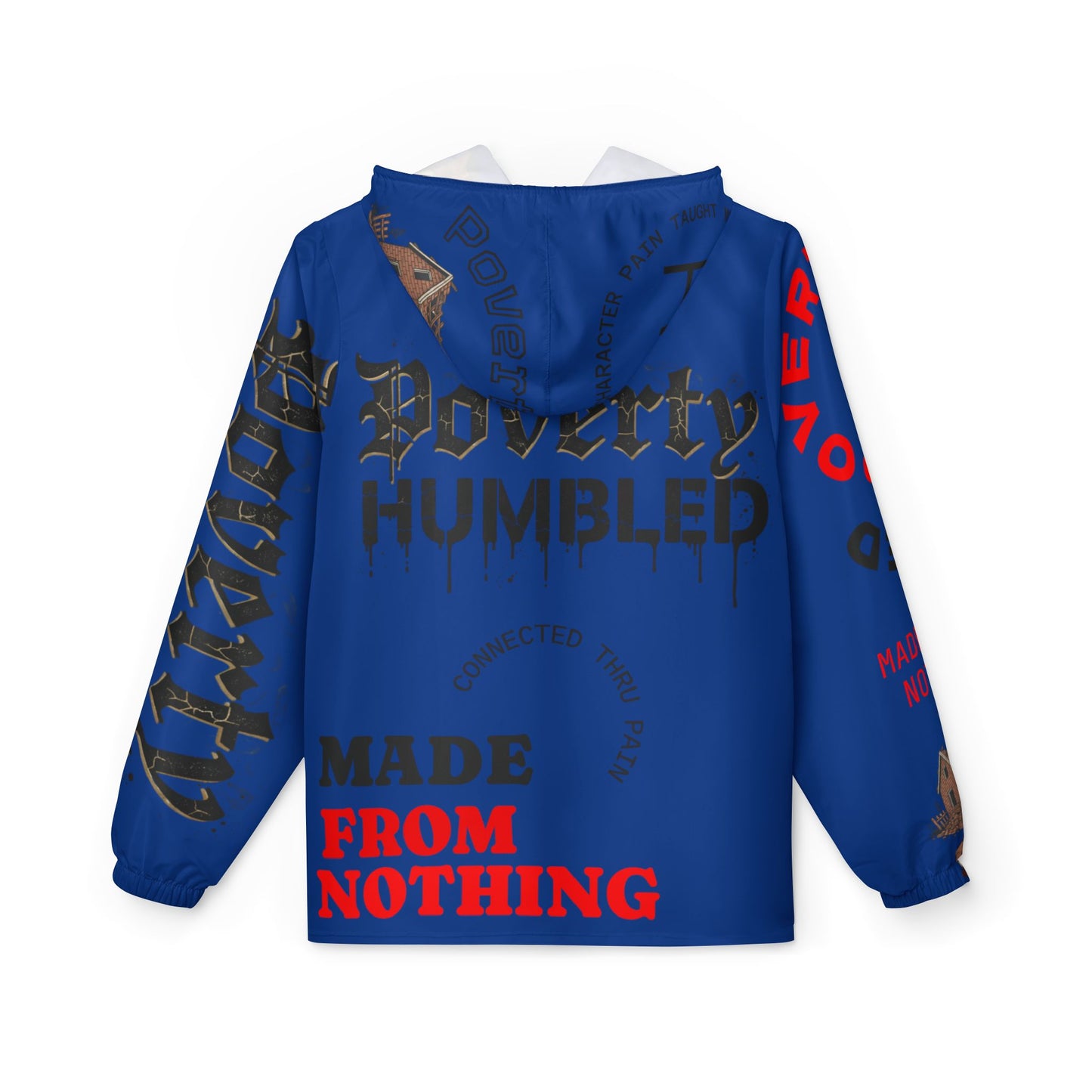 Poverty Humbled 'Made From Nothing' Windbreaker Jacket
