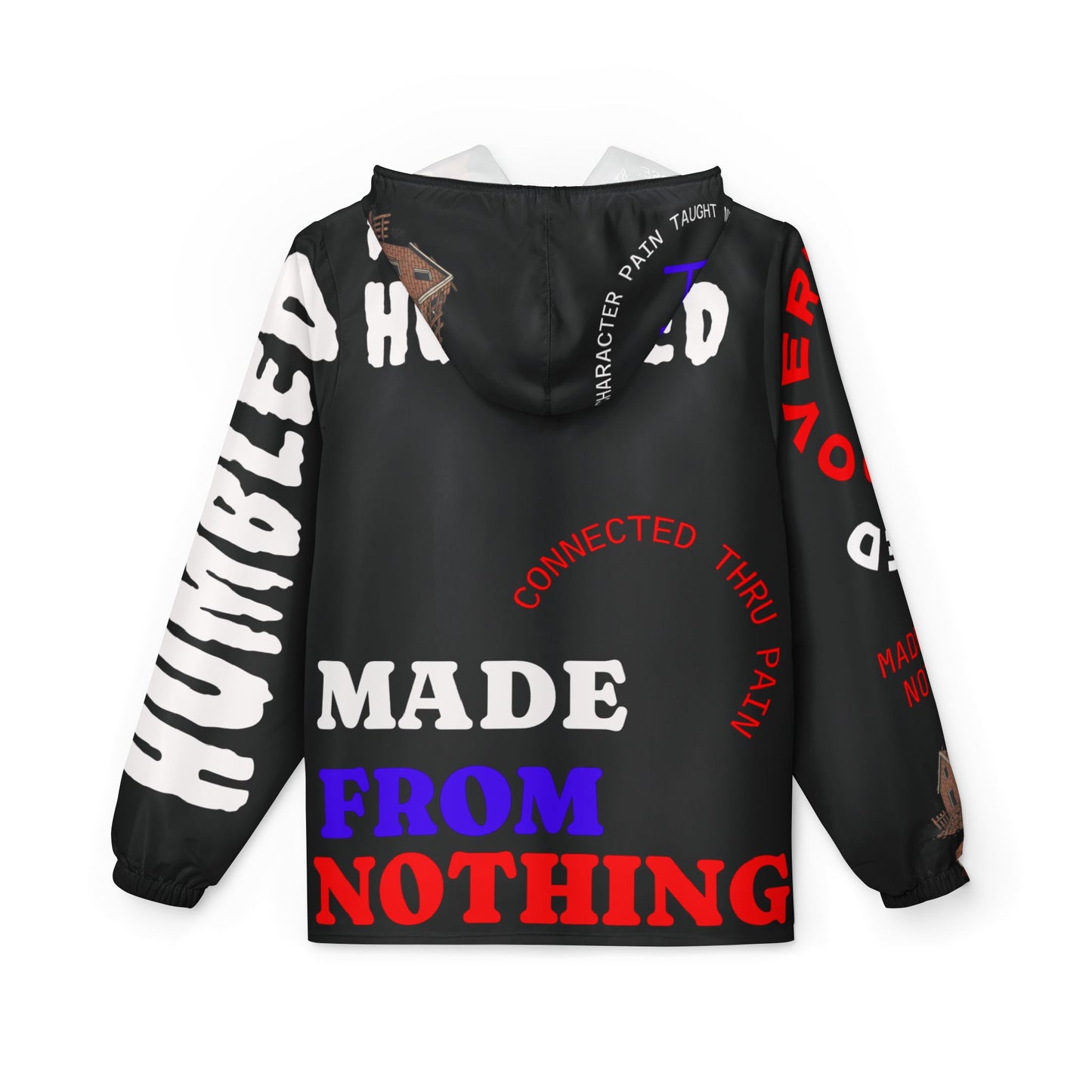Poverty Humbled 'Made From Nothing' Windbreaker Jacket