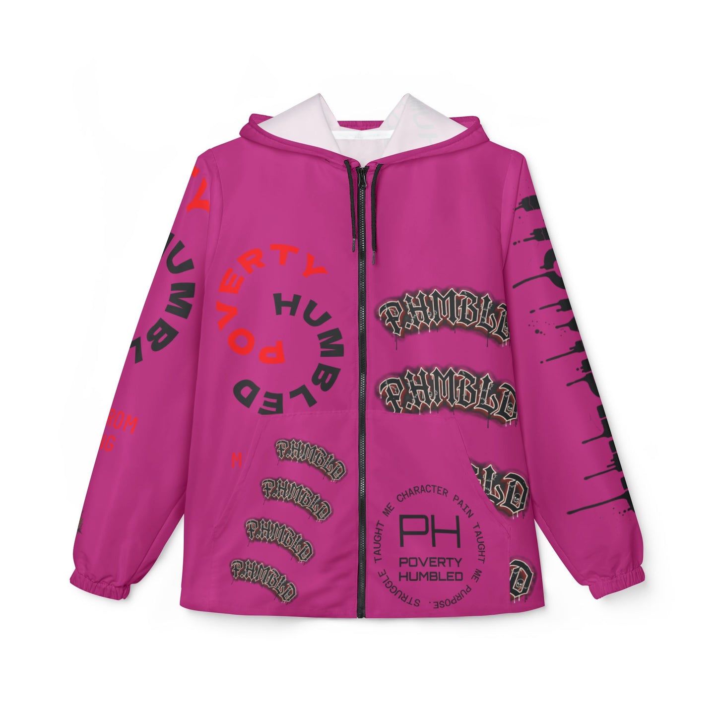 Poverty Humbled 'Made From Nothing' Windbreaker Jacket